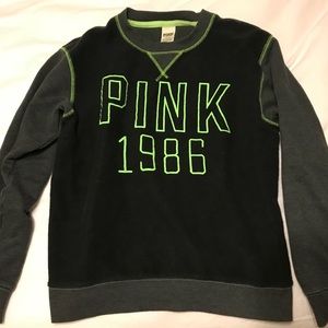 Vs pink black and grey sweatshirt